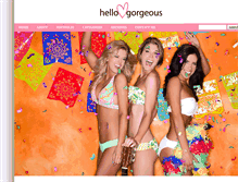 Tablet Screenshot of hellogorgeousphotography.com